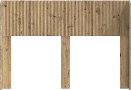 vidaXL Wooden Brown Bed Headboard 146.5x100cm