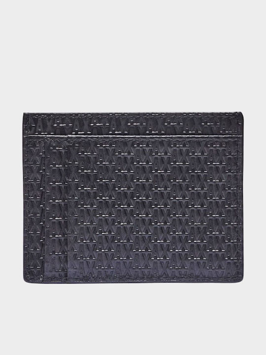 Leather Men's Card Wallet Black