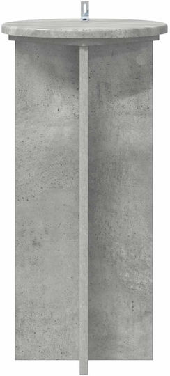 vidaXL Ανθοστήλες Ξύλινες Γκρι 29.5x29.5x60εκ. 2τμχ
