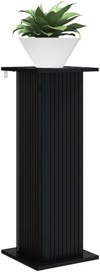 Vidaxl Plant Stand 2 Pieces Black 30.5 x 30 x 80.5 cm Treated Wood