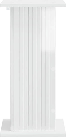 Vidaxl Plant Stand 2 Pieces Glossy White 30.5 x 30 x 60.5 cm