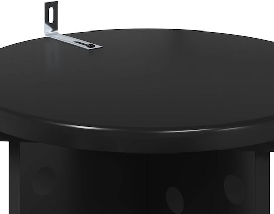 Vidaxl Βάση Φυτών 2 Pcs Μαύρο 29,5 X 29,5 X 60 Εκ Επεξεργασμένο Ξύλο