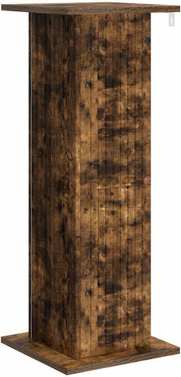 Vidaxl Plant Stand 2 Pcs Smoked Oak Wood 30.5 x 30 x 80.5 cm