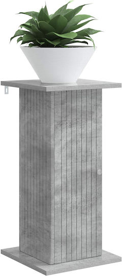 vidaXL Дървени Цветарници Сиви 30.5x30x60.5см 2 Броя