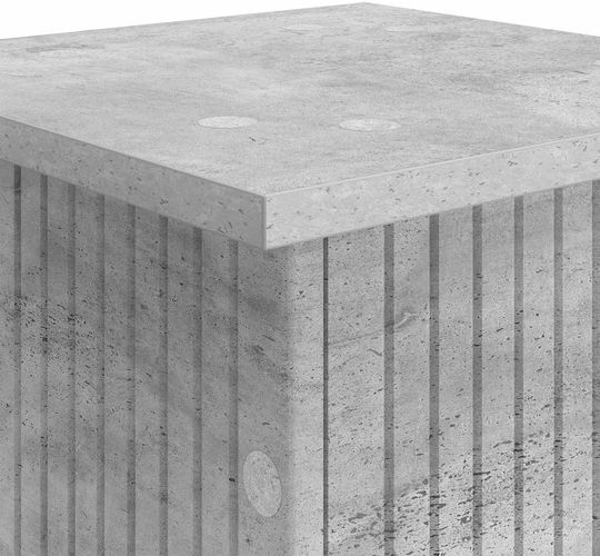 vidaXL Дървени Цветарници Сиви 30.5x30x60.5см 2 Броя