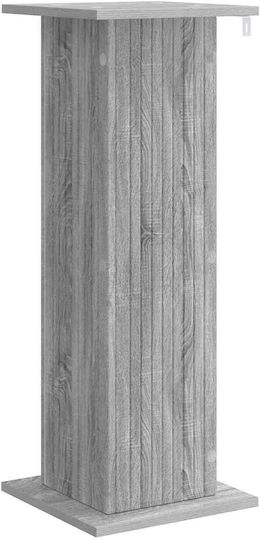 vidaXL Ανθοστήλες Ξύλινες Γκρι 30.5x30x80.5εκ. 2τμχ