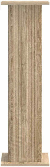 vidaXL Βάση Γλάστρας Ξύλινη Καφέ 30.5x30x100.5εκ.
