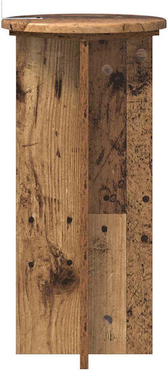 Vidaxl Plant Stand 2 Pcs Aged Wood 29.5 x 29.5 x 60 cm