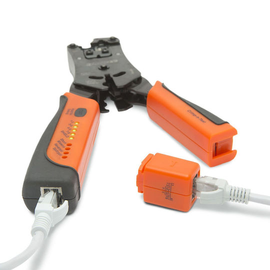 Cleste Sertizat Mufe de Rețea RJ12 RJ11 RJ45 RJ22 cu Mecanism cu Clichet Lungime 220mm