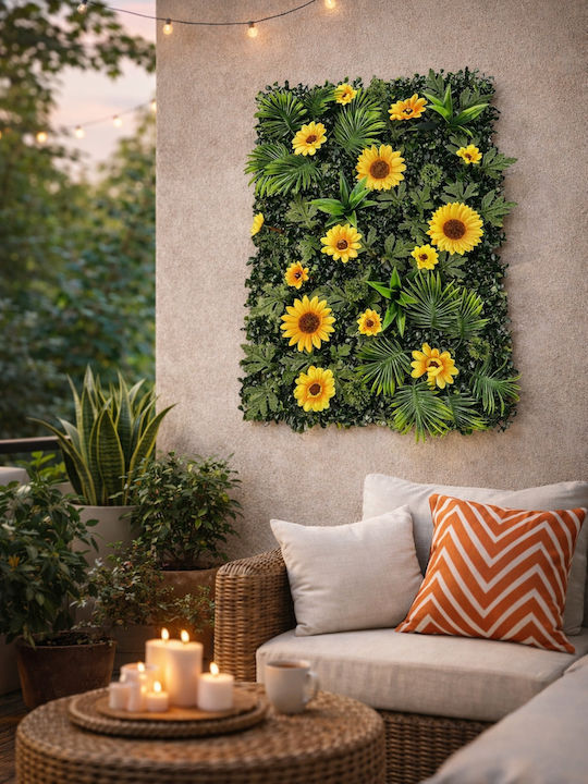 ForHome Συνθετικό Πάνελ Φυλλωσιάς 60x40cm