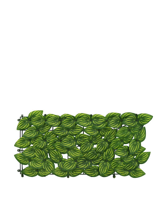 Vidaxl Folding Balcony Screen Leaves Green Yellow