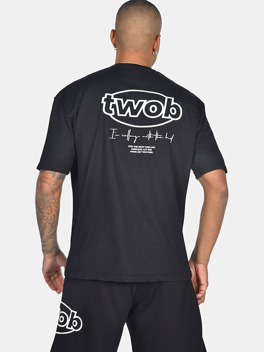 T-shirt Μαύρο