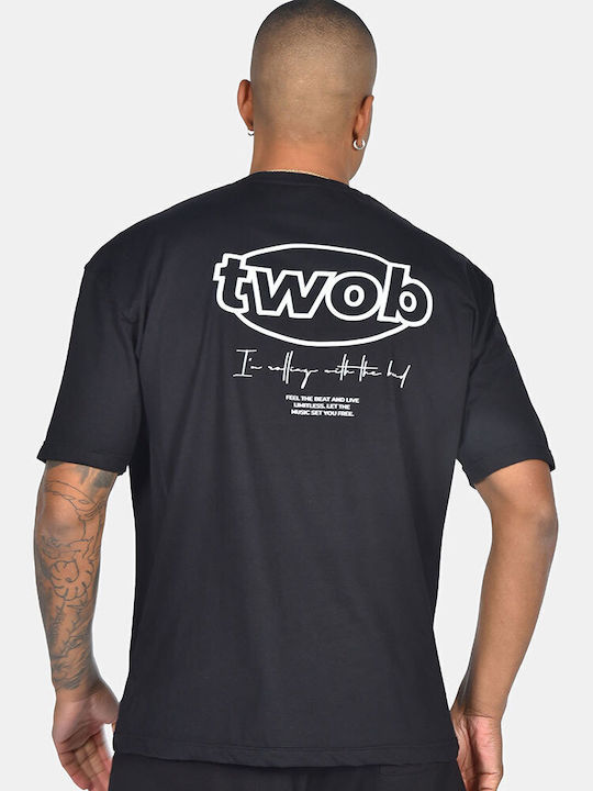 T-shirt Μαύρο