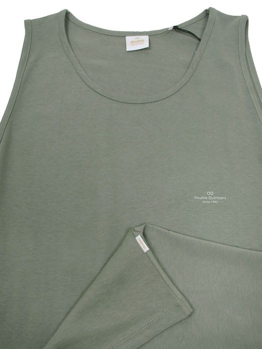 Double Herrenbluse Khaki Double Herrenbluse Khaki