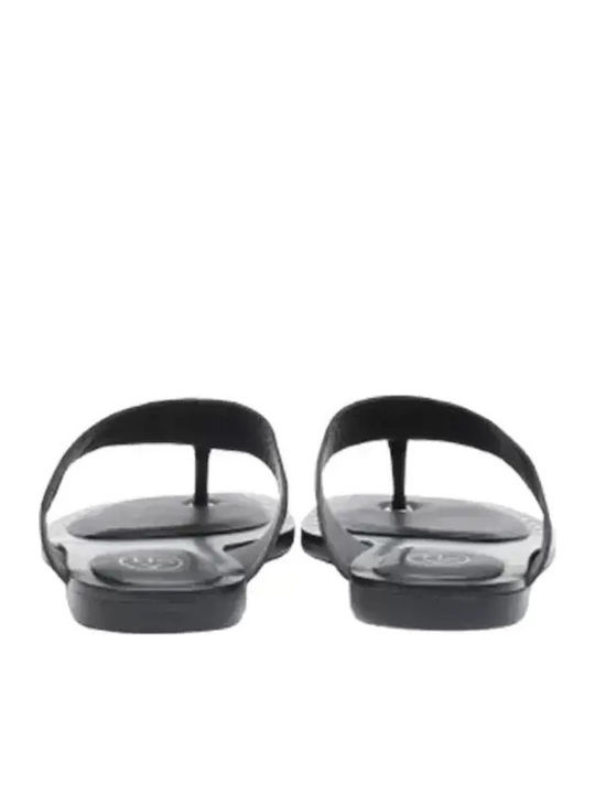 Genius Combo A Leather Women's Flat Sandals Black