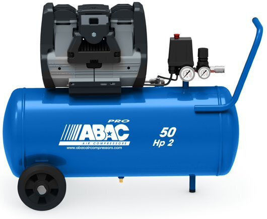 Abac Montecarlo Μονοφασικό Κομπρεσέρ Αέρος 59dB με Ισχύ 2hp και Αεροφυλάκιο 50lt