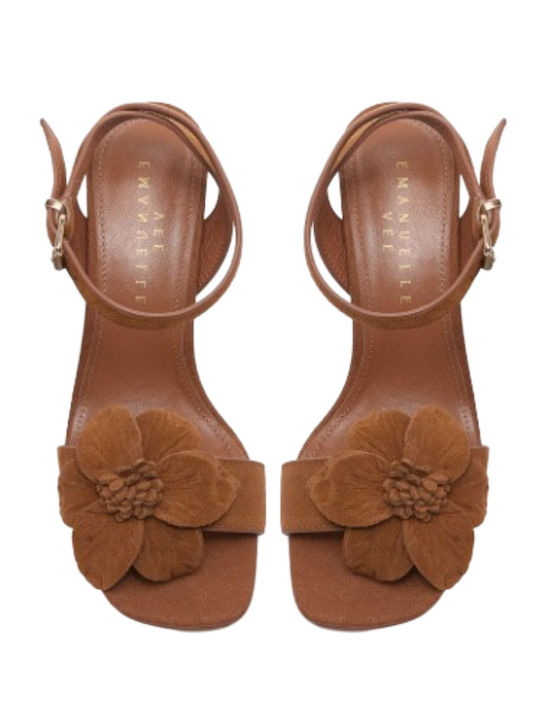 Damen Sandalen Braun