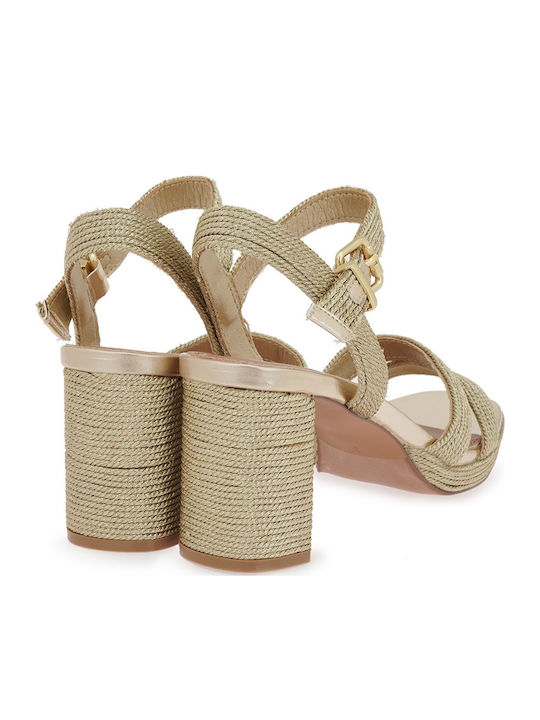 Gold Damen Sandalen