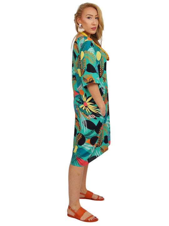 Summer Midi Dress Green