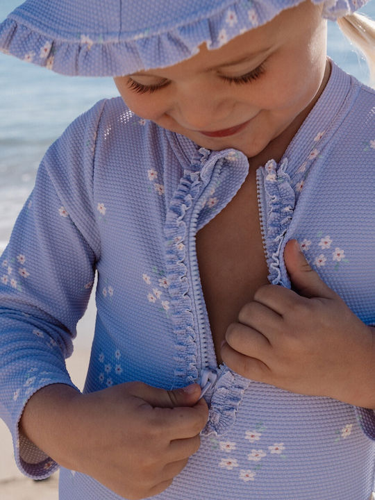 Little Dutch Παιδικό Μαγιό Ολόσωμο με Μακρύ Μανίκι Dreamy Lavender