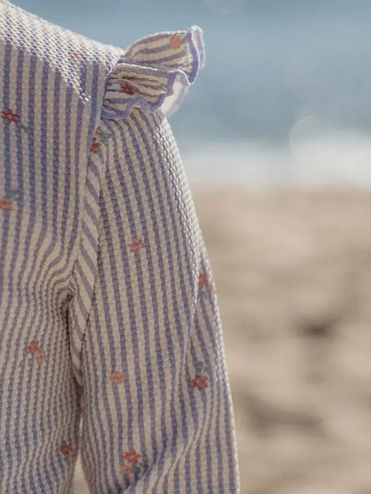 Little Dutch Παιδικό Μαγιό Ολόσωμο με Μακρύ Μανίκι Dreamy Stripes