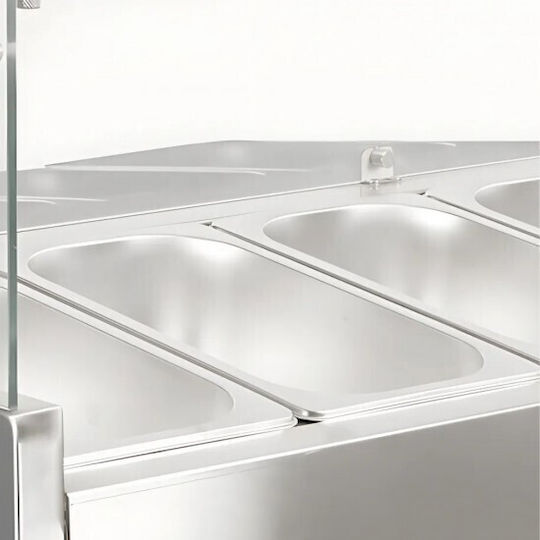 Dynamic Tiefkühlvitrine mit Kapazität 82Es 183x39.5x43.5cm