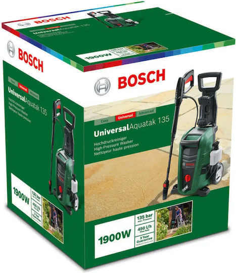 Bosch Universal Aquatak 135 Hochdruckreiniger 1900W mit Druckreiniger 135bar