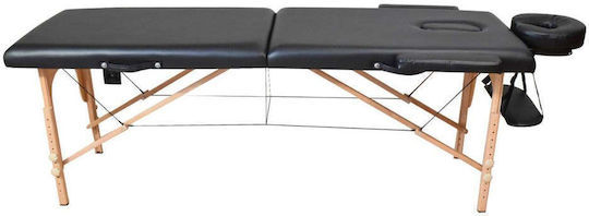 Pat De Fizioterapie Pliabil Negru 185x60cm