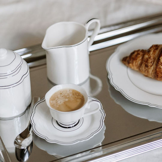 Salt & Pepper Set Cesti Espresso Din Porțelan Maro 80ml 2 Bucăți