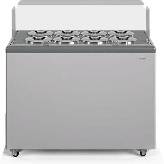 Crystal Congelator Comercial de Înghețată cu Uși