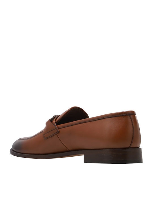 Men's Loafers In Tabac Brown Colour