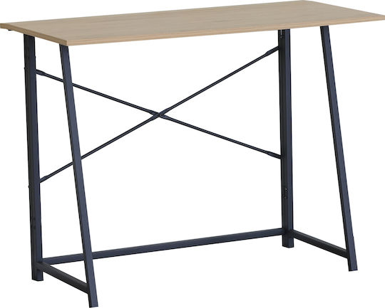 Γραφείο Alvion 100x46x75εκ. Δρυς/μαύρο