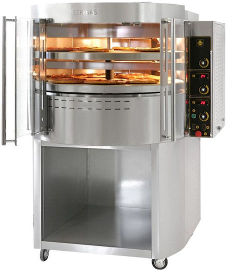 Sergas RP2 Pizza Oven Natural Gas Firebrick 24kW 128x109x165cm