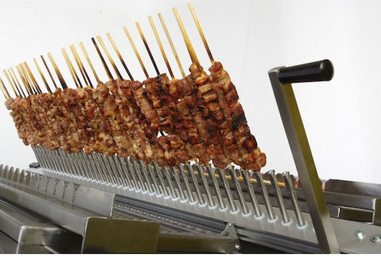 Sergas SG40 Spit Grill Natural Gas 13kW with Dimensions 47x124x37cm