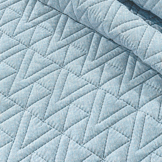 Guy Laroche Kylian Tagesdecken King Size aus Polyester Denim 250x240cm 2Stücke