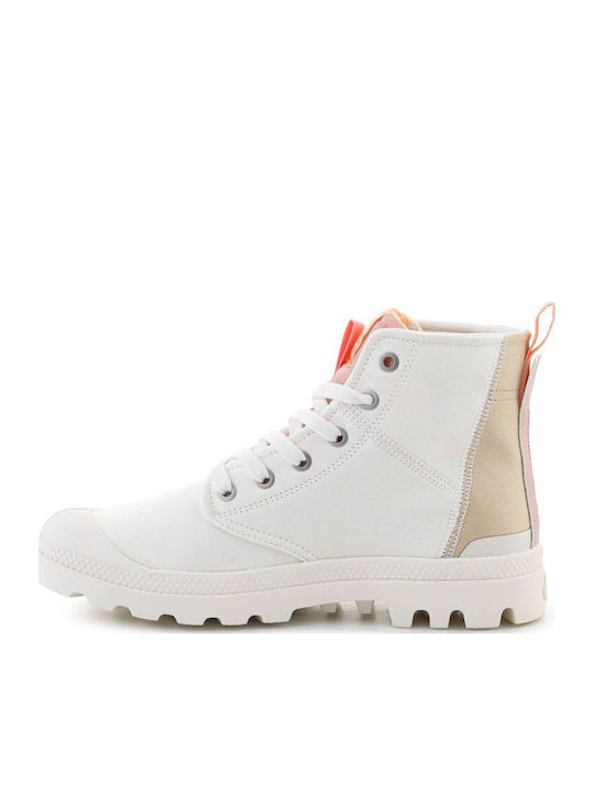 Damen Stiefeletten Weiß