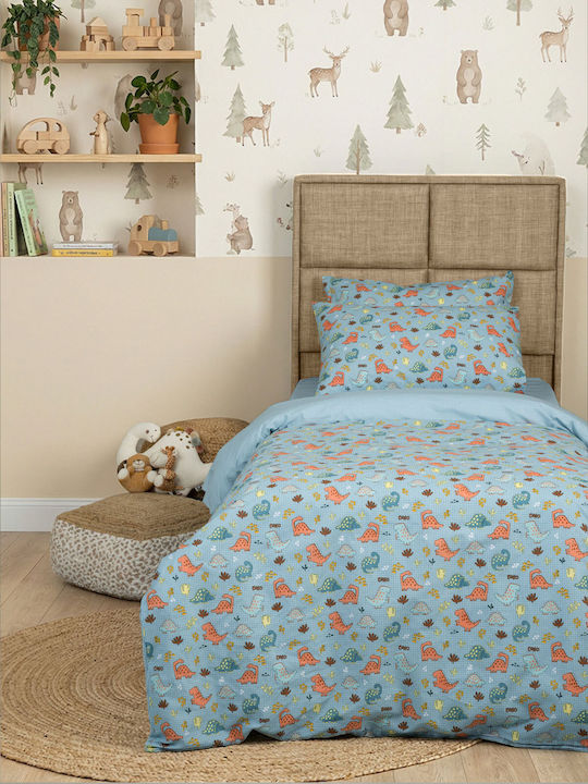 Sunshine Set Cearceafuri Single Cu Elastic Bumbac Cotton Feelings 54 165x270cm