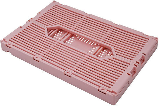 Sidirela Καλάθι Αποθήκευσης Πλαστικό Ροζ 40x30x15.5cm Sidirela Καλάθι Αποθήκευσης Πλαστικό Ροζ 40x30x15.5cm