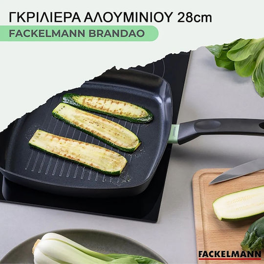 Fackelmann Non-Stick Aluminum Grill Brandao 28cm