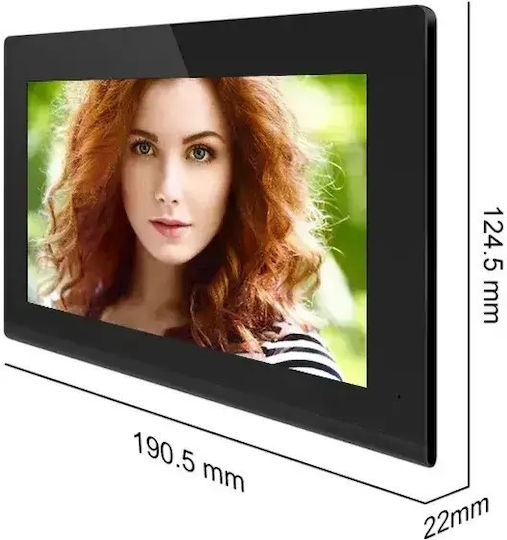 Wireless Video Intercom Set Wi-Fi Black