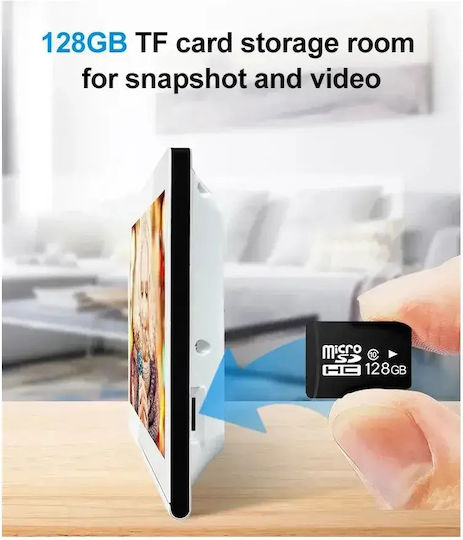 Wireless Video Intercom Set Wi-Fi Black