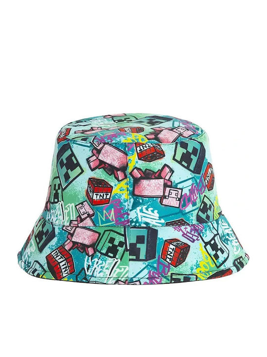 Cool Club Palarie Copii Bucket Tesatura Minecraft Neagra