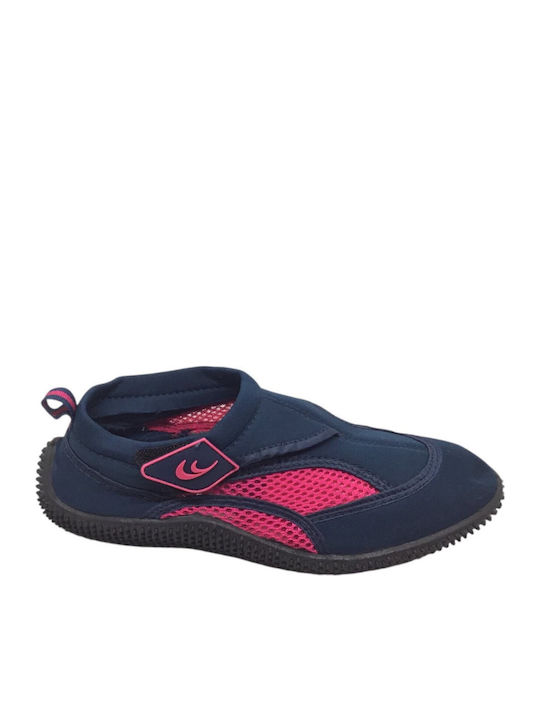 Beach Shoes Unisex Jelly Vitamin Sports Lf3028 Blue Fuchsia