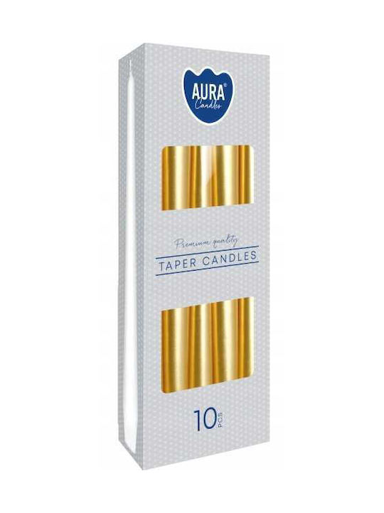 Aura Glass Dekoratives Lichtkerze 10Stück 2,3x2,3cm