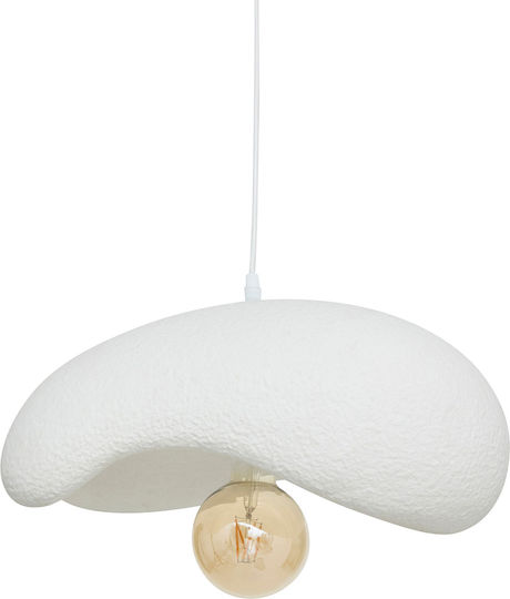 A-s Teiva Pendul Alb cu Soclu E27 80cm