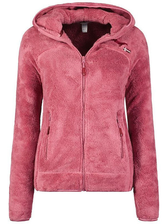 Cardigan Sportiv Pentru Femei Roz Pal
