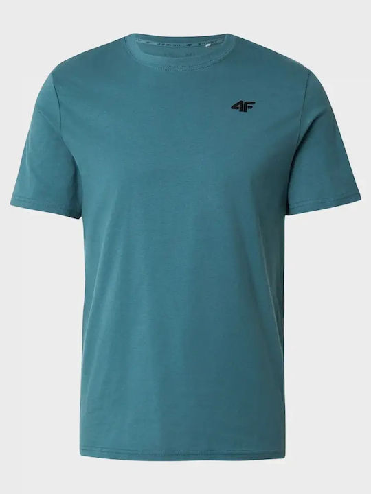 4F T-Shirt Petrol Blau