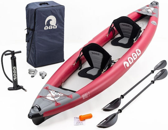 SCK 0202-12749 Plastic Sea Kayak 2 People Gray