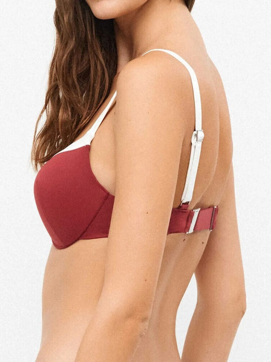 Set Bikini Brazil Burgund