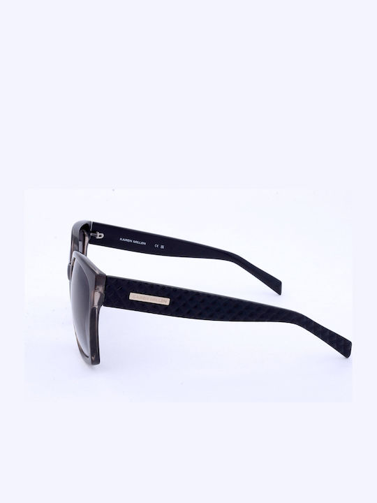 Karen Millen Unisex Γυαλιά Ηλίου με Καφέ Σκελετό KM5059